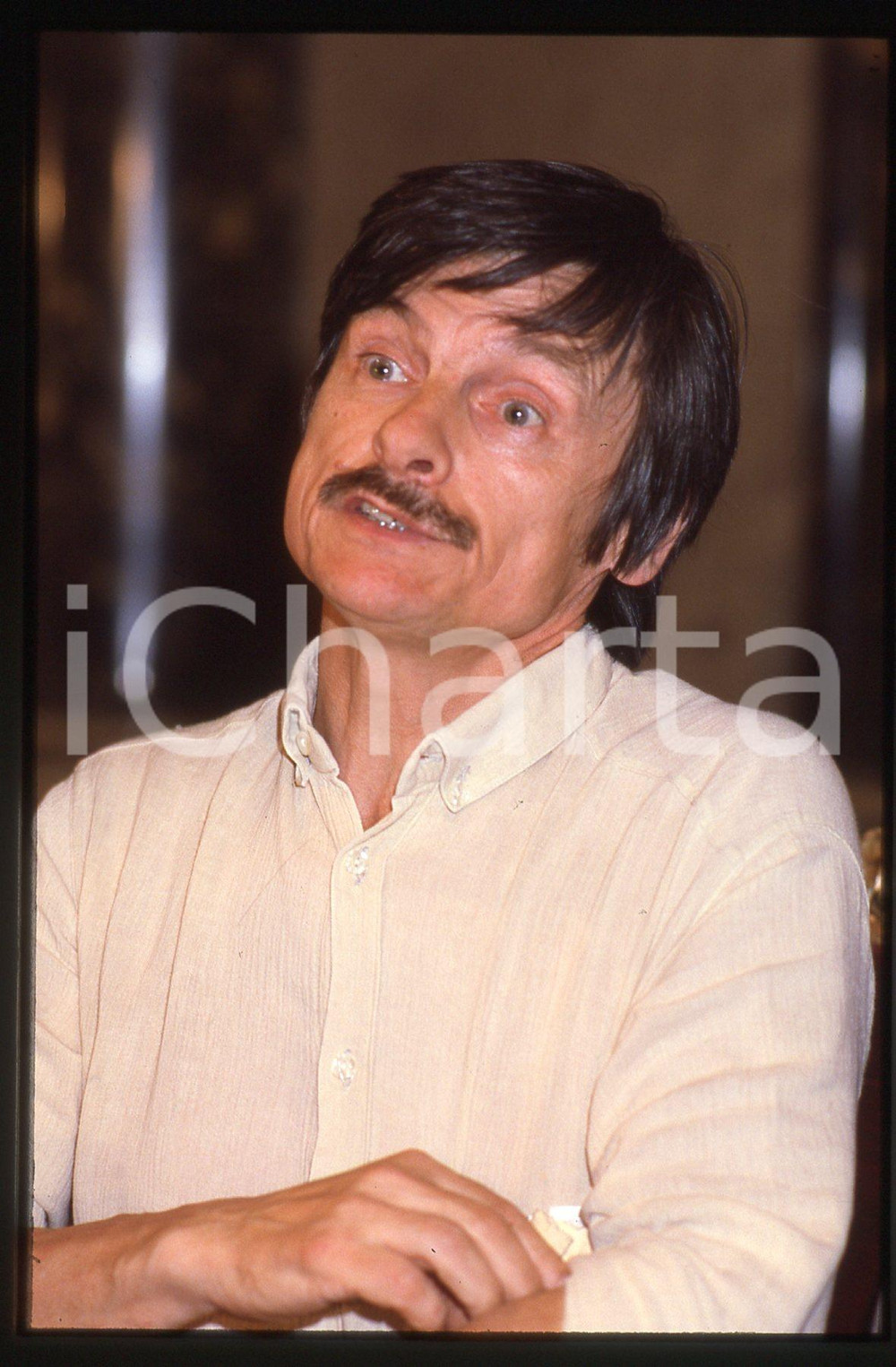 Fotografia d epoca originale 35mm vintage slide 1984 Milano il regista Andrej TARKOVSKIJ 6 1