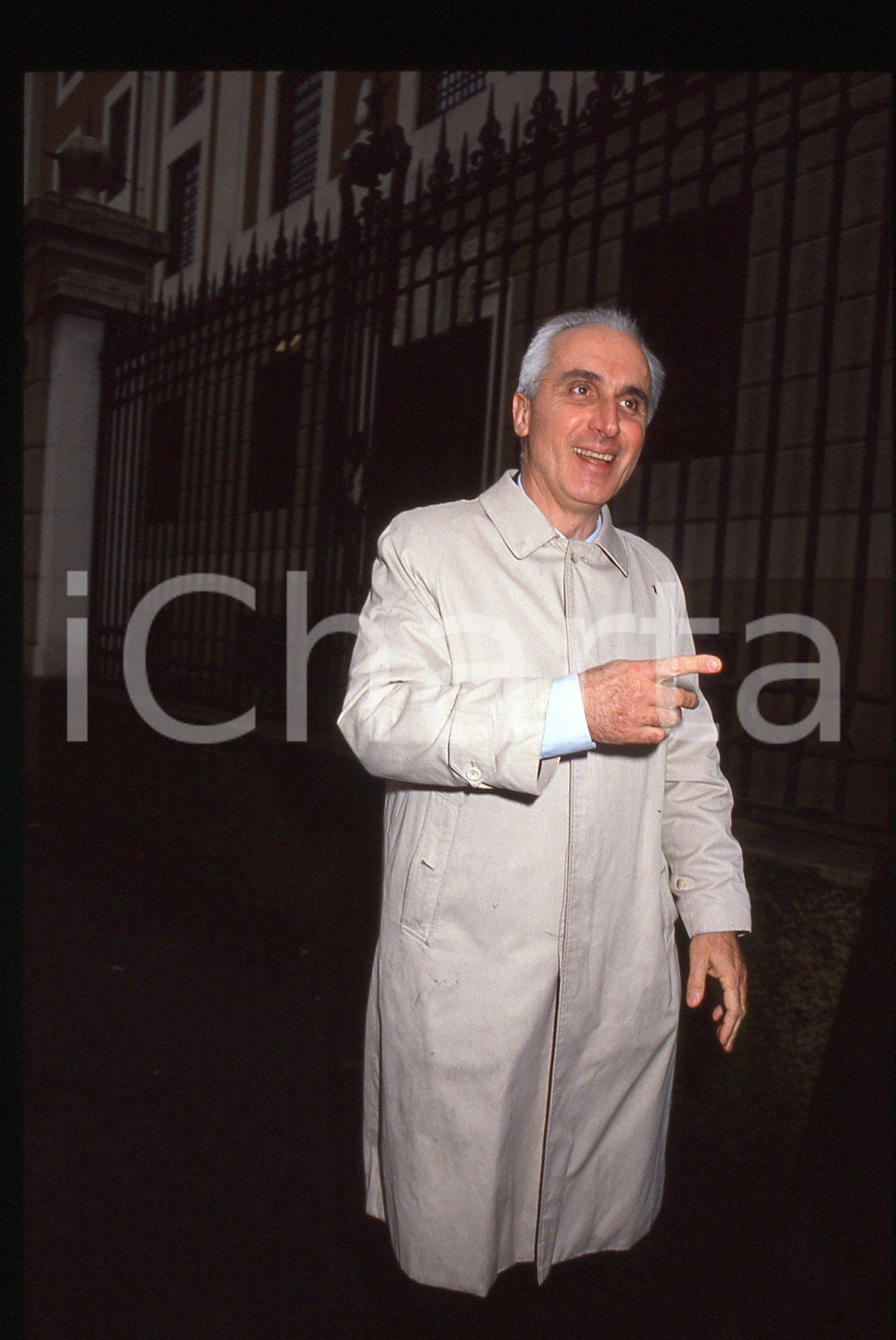 35mm vintage slide*1990ca MILANO Bruno TASSAN DIN Rizzoli ritratto (5)