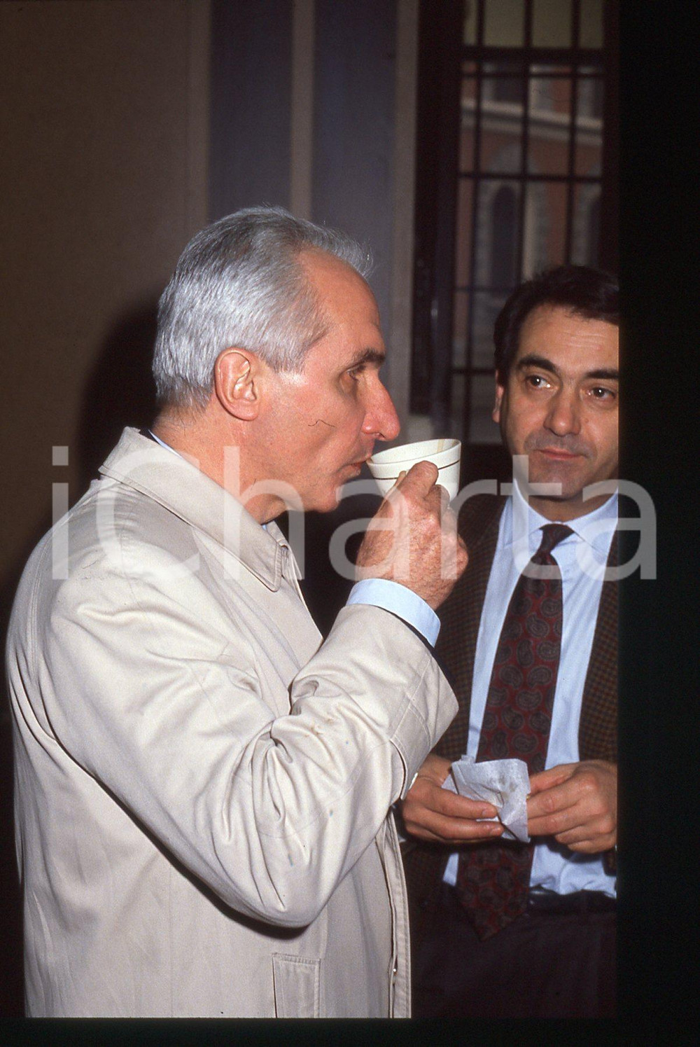 35mm vintage slide*1990ca MILANO Bruno TASSAN DIN paparazzato (3)