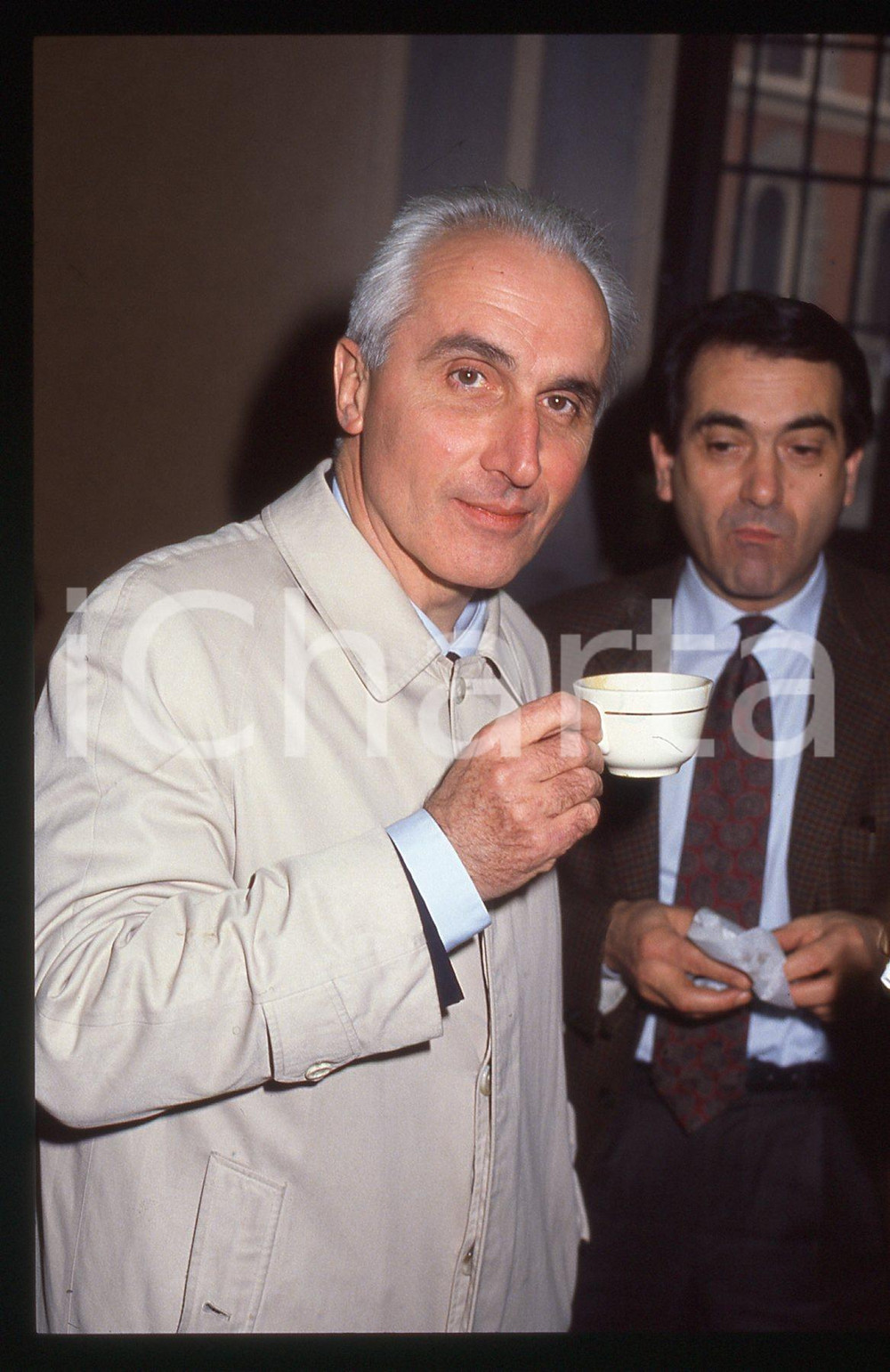 35mm vintage slide*1990ca MILANO Bruno TASSAN DIN Rizzoli ritratto (5