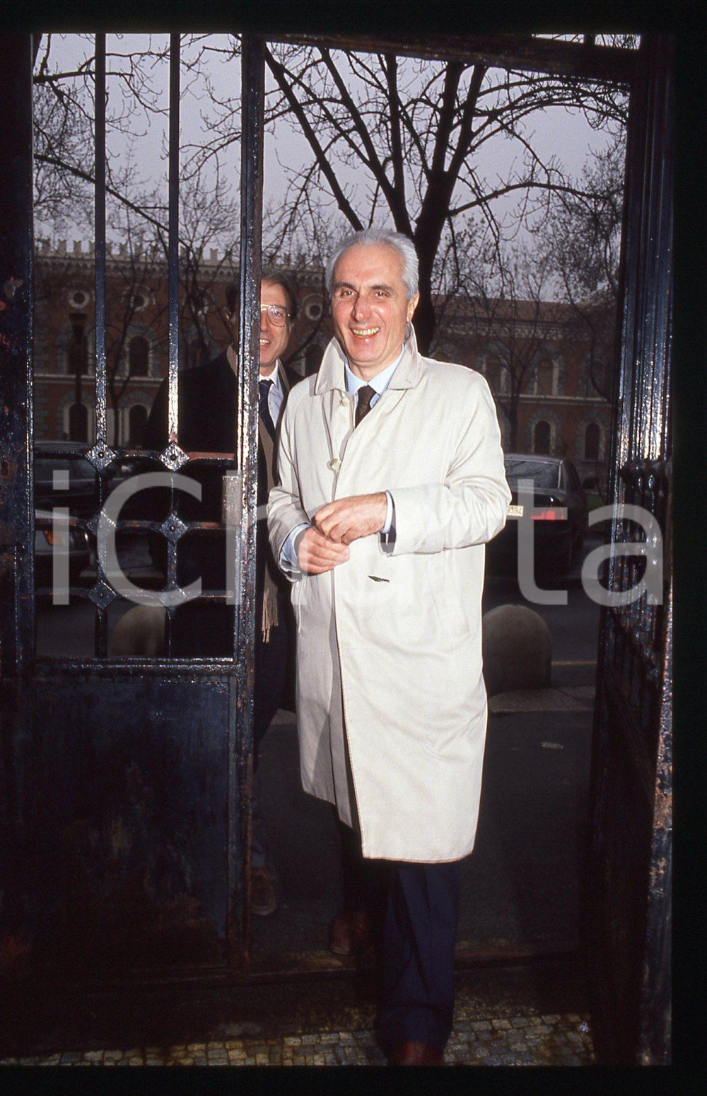 35mm vintage slide*1990ca MILANO Ritratto Bruno TASSAN DIN gruppo Rizzoli (8)