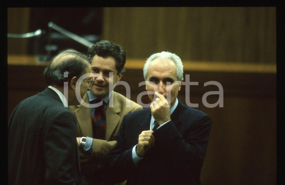 35mm vintage slide*1990ca MILANO Bruno TASSAN DIN e Gaetano PECORELLA (5)