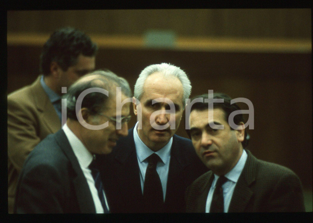 35mm vintage slide*1990ca MILANO Bruno TASSAN DIN e Gaetano PECORELLA (7)