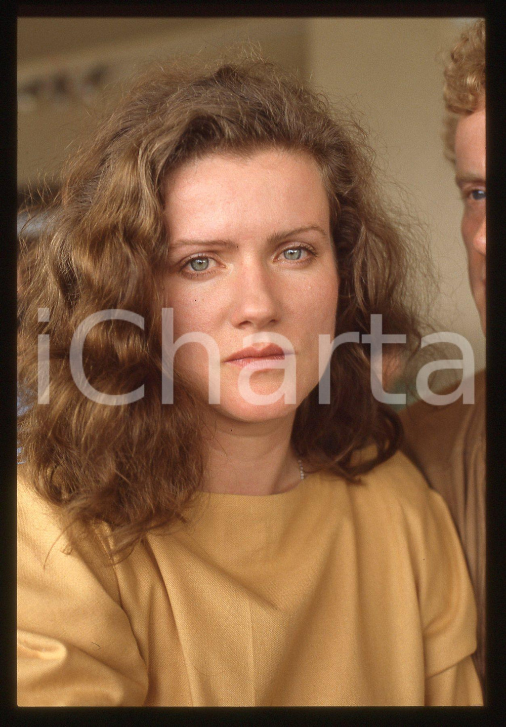 35mm vintage slide* 1986 Cannes ritratto dell'attrice Barbara SUKOWA (2)