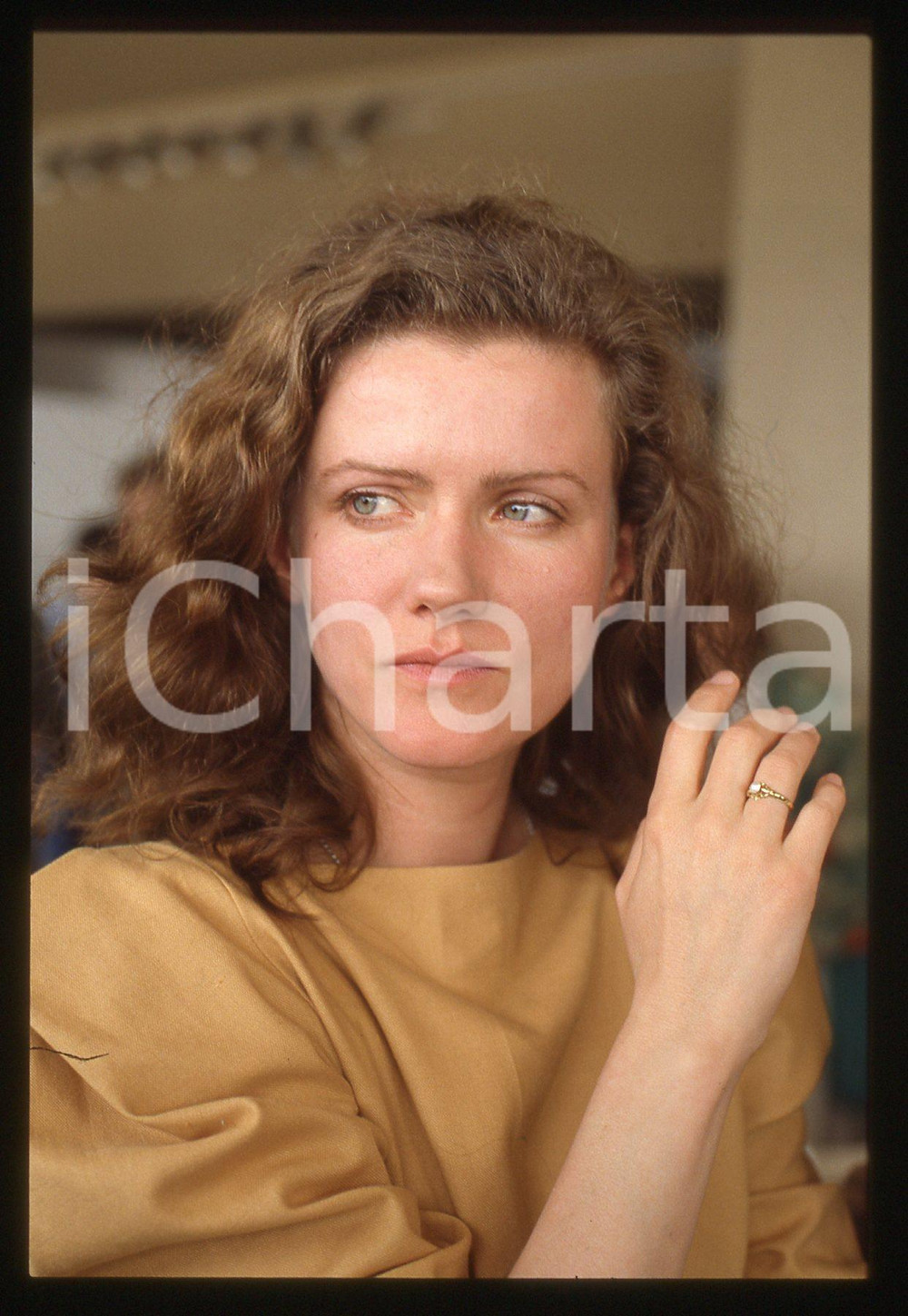 35mm vintage slide* 1986 Cannes ritratto dell'attrice Barbara SUKOWA (3)