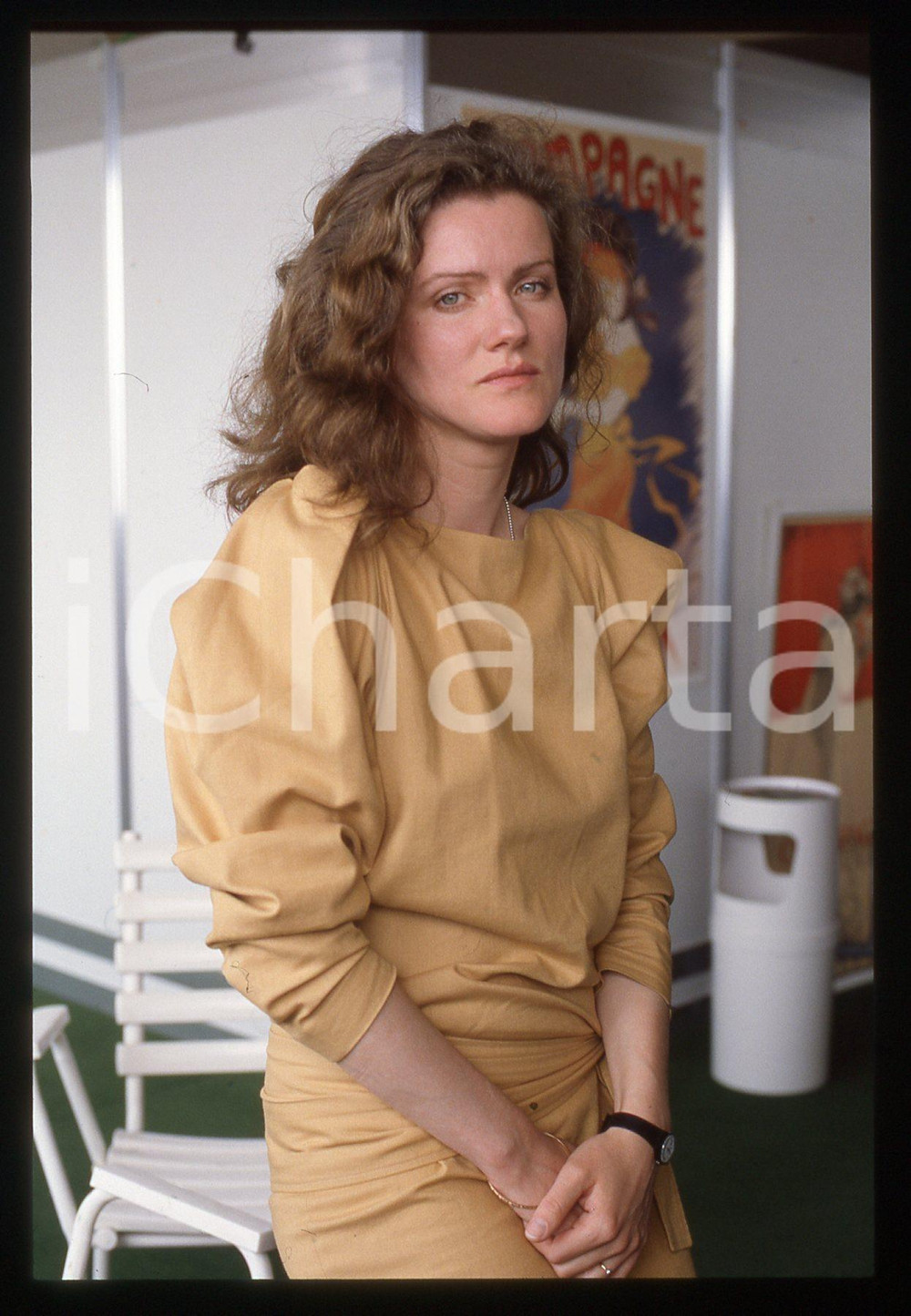 35mm vintage slide* 1986 Cannes ritratto dell'attrice Barbara SUKOWA (4)