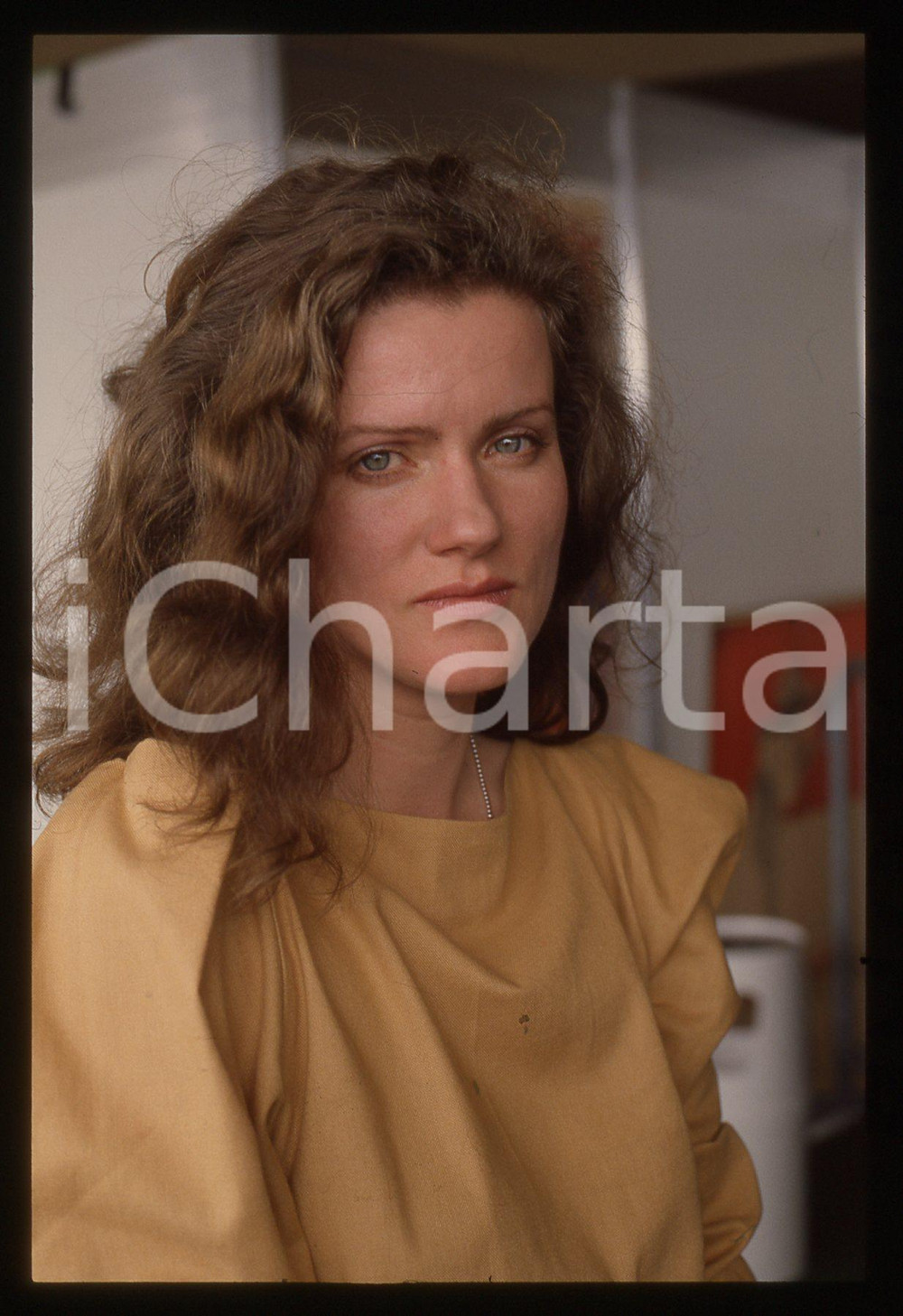 35mm vintage slide* 1986 Cannes ritratto dell'attrice Barbara SUKOWA (5)