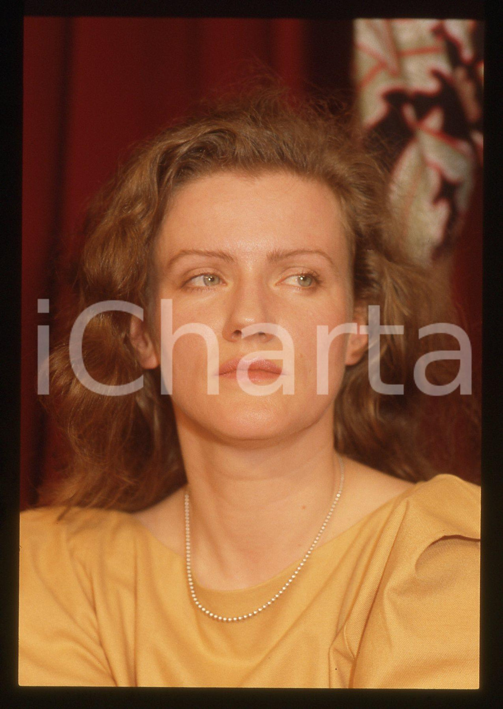 35mm vintage slide* 1986 Cannes ritratto dell'attrice Barbara SUKOWA (14)