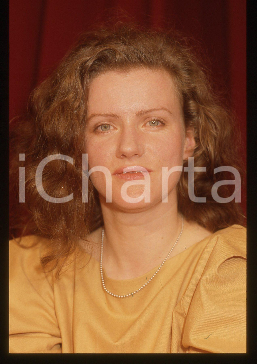 35mm vintage slide* 1986 Cannes ritratto dell'attrice Barbara SUKOWA (17)