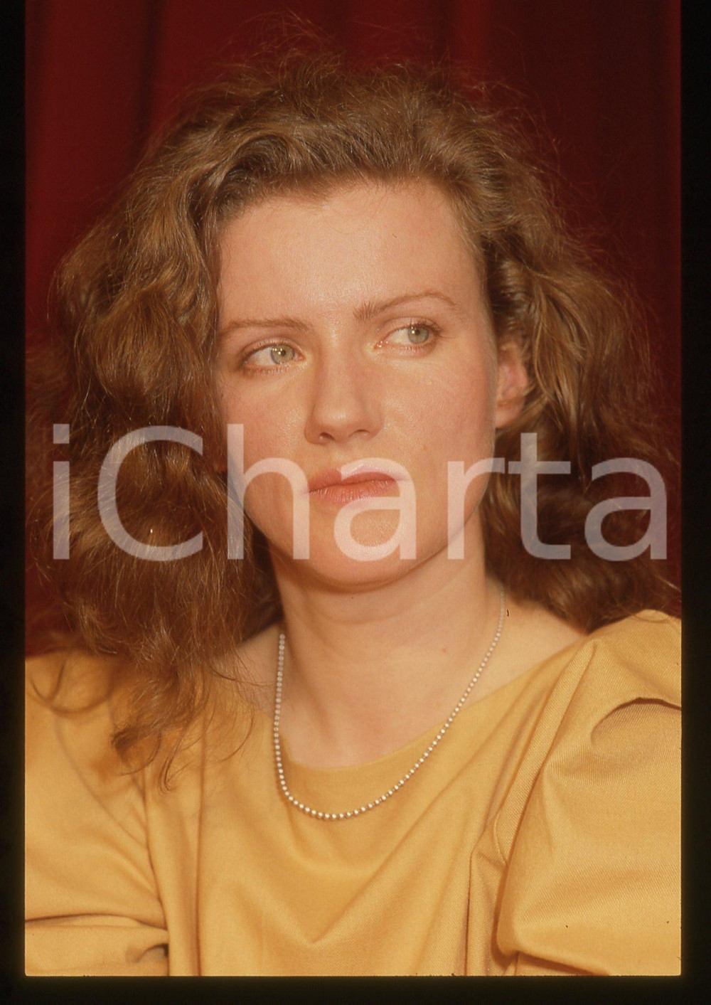 35mm vintage slide* 1986 Cannes ritratto dell'attrice Barbara SUKOWA (18)