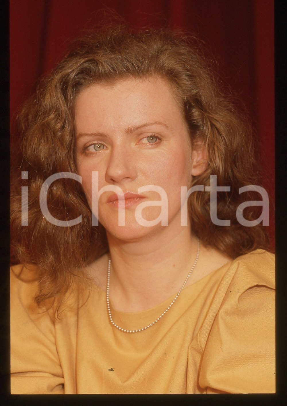 35mm vintage slide* 1986 Cannes ritratto dell'attrice Barbara SUKOWA (19)