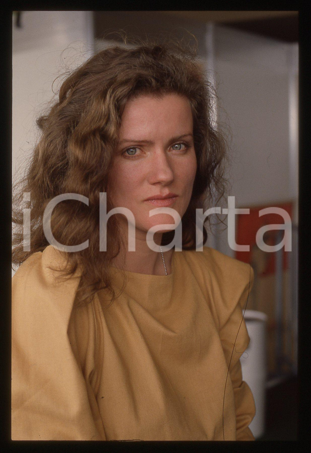 35mm vintage slide* 1986 Cannes ritratto dell'attrice Barbara SUKOWA (23)