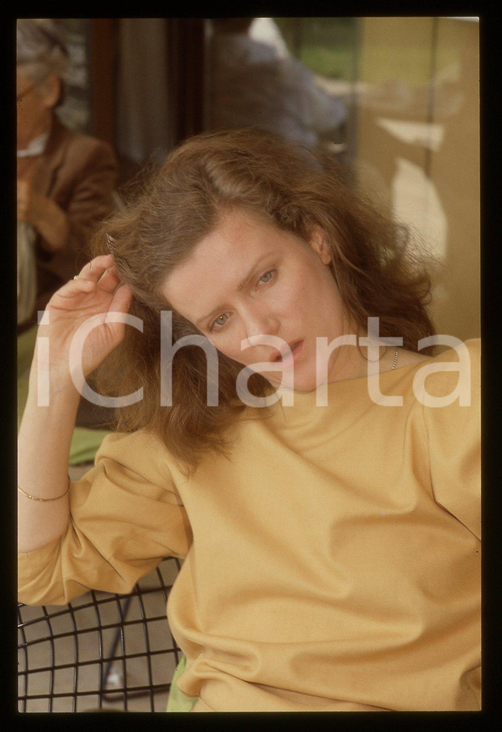 35mm vintage slide* 1986 Cannes ritratto dell'attrice Barbara SUKOWA (26)