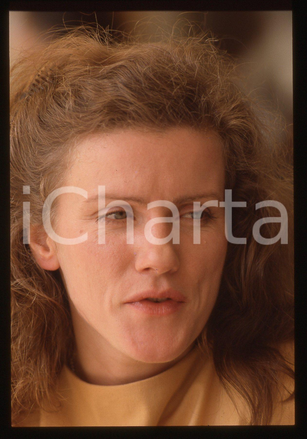 35mm vintage slide* 1986 Cannes ritratto dell'attrice Barbara SUKOWA (27)