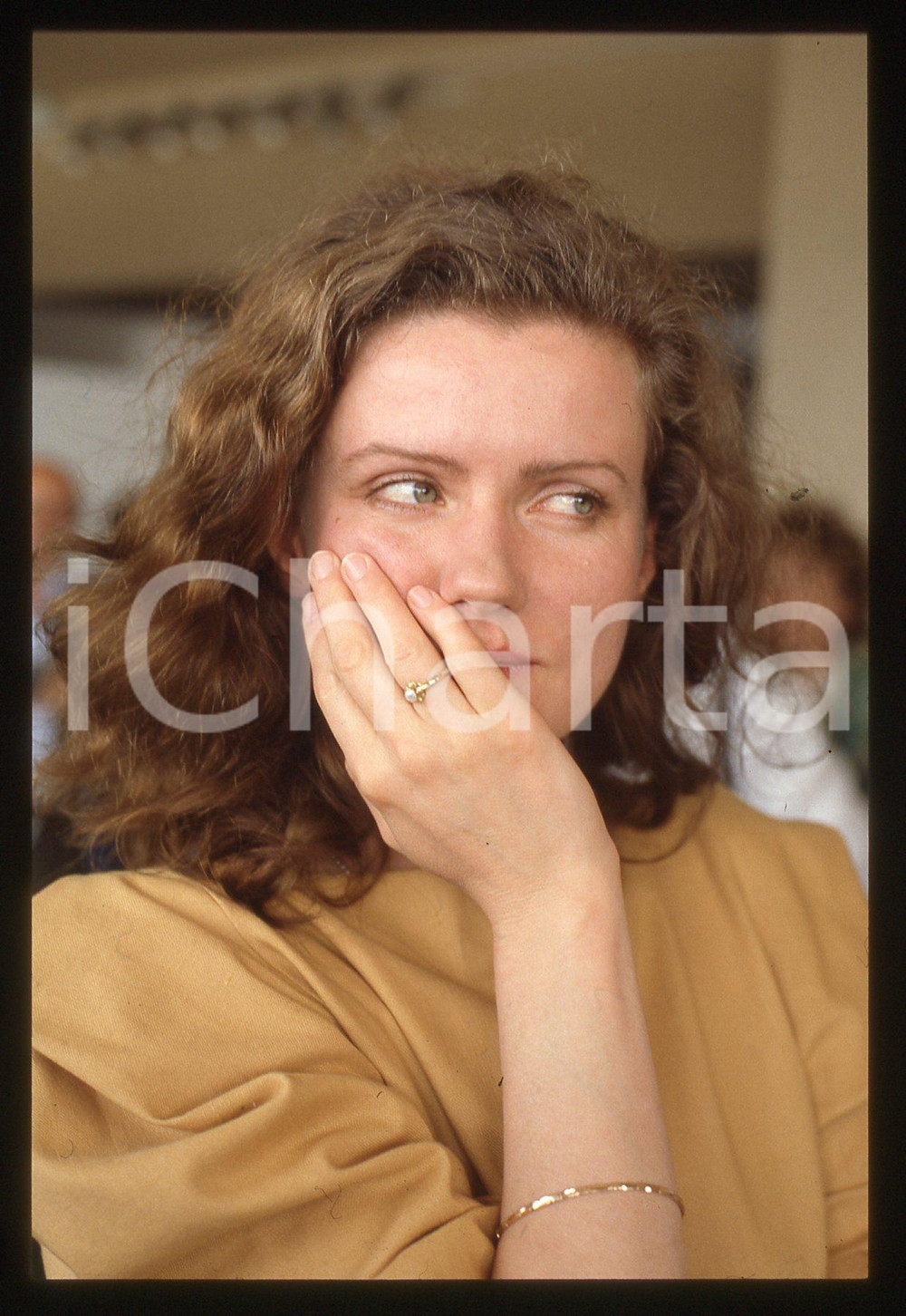 35mm vintage slide* 1986 Cannes Barbara SUKOWA ritratto dell'attrice (25)