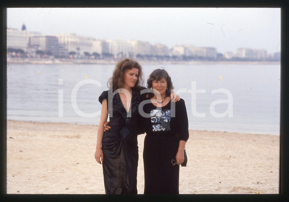 35mm vintage slide* 1986 Cannes Barbara SUKOWA e Margarethe VON TROTTA
