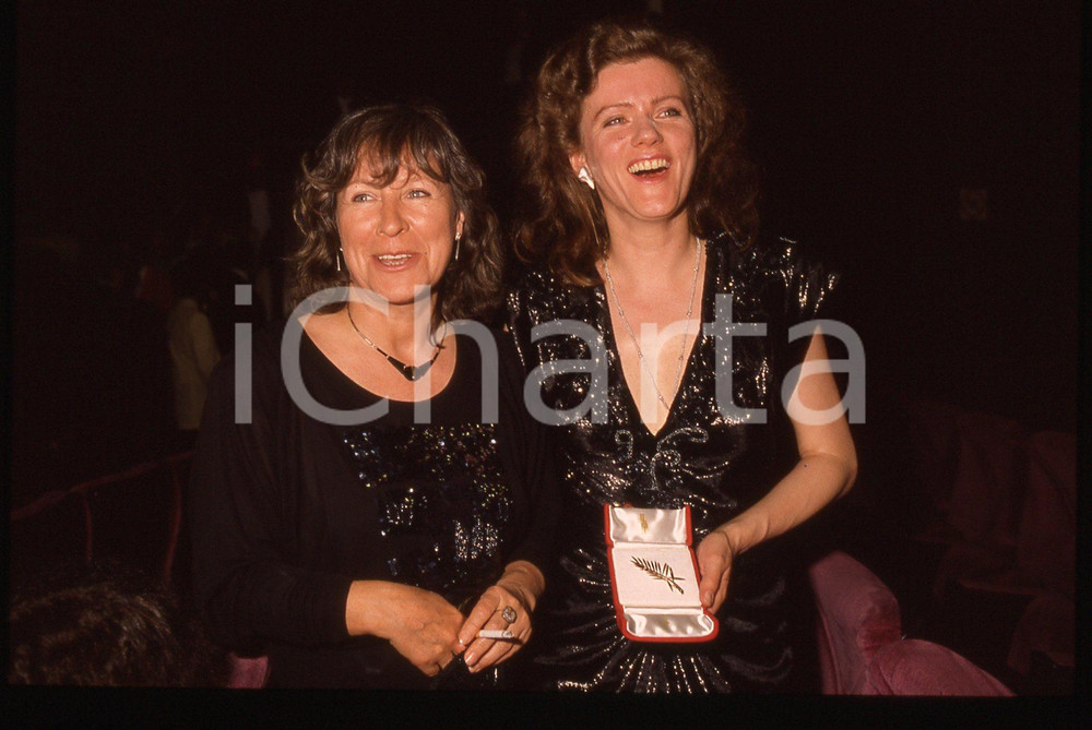 35mm vintage slide* 1986 Cannes Barbara SUKOWA e Margarethe VON TROTTA (10)