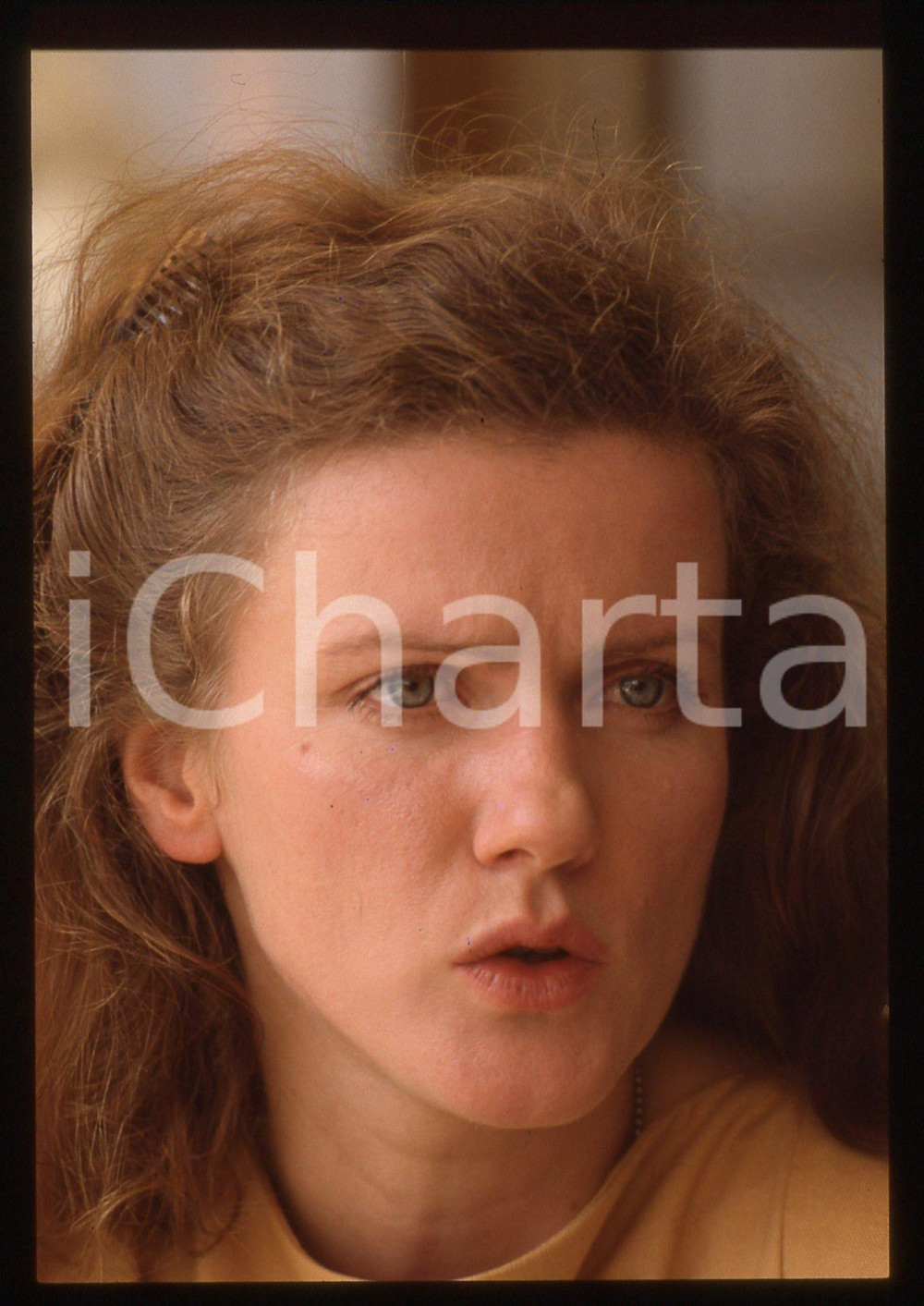 35mm vintage slide* 1986 Cannes Barbara SUKOWA ritratto dell'attrice (34)