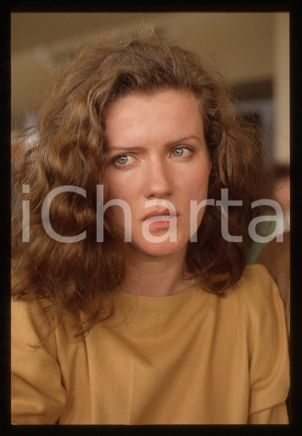35mm vintage slide* 1986 CANNES Barbara SUKOWA ritratto dell'attrice (36)