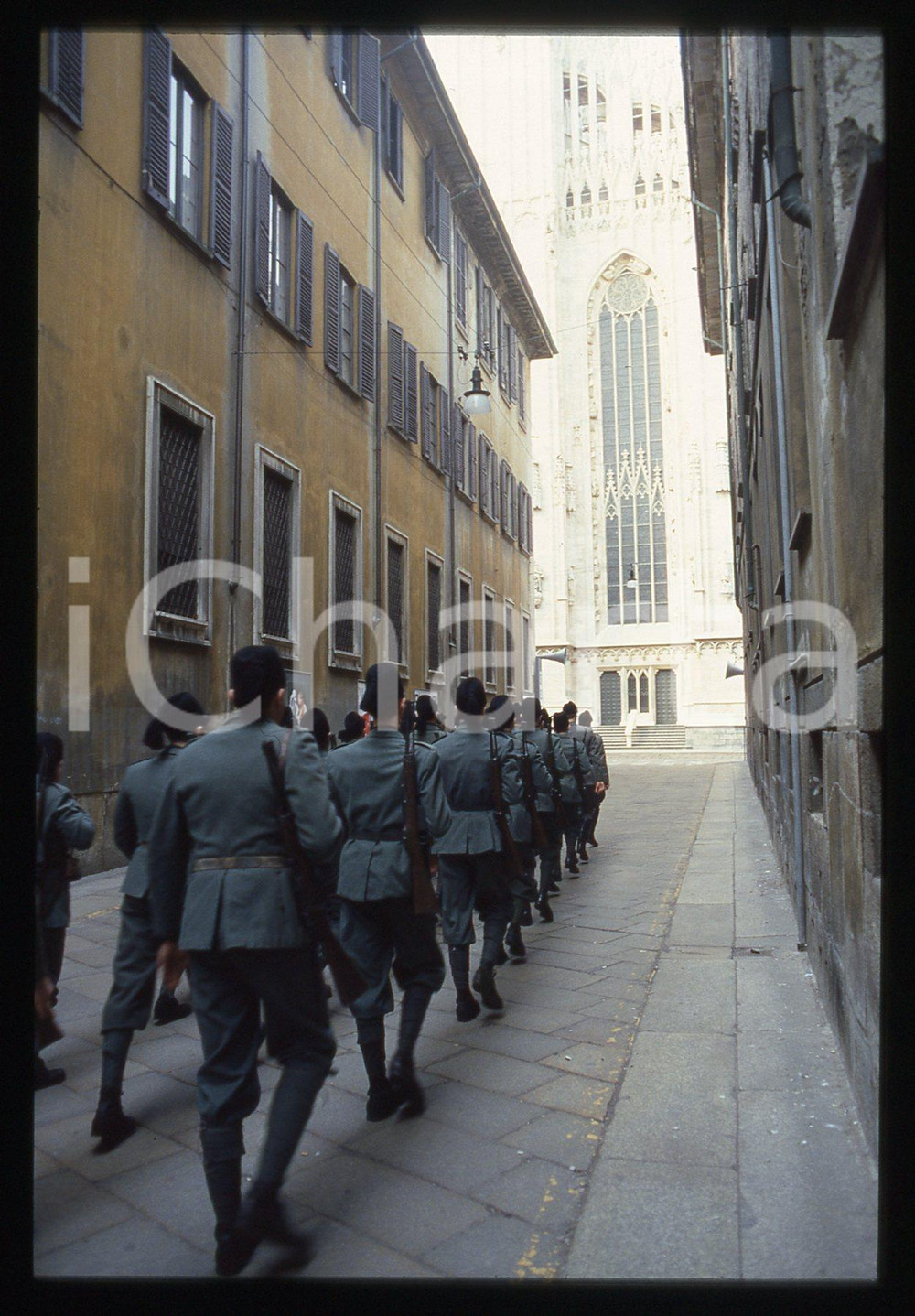 35mm vintage slide* 1988 MILANO Film Miss Arizona Pal SANDOR scena del film 