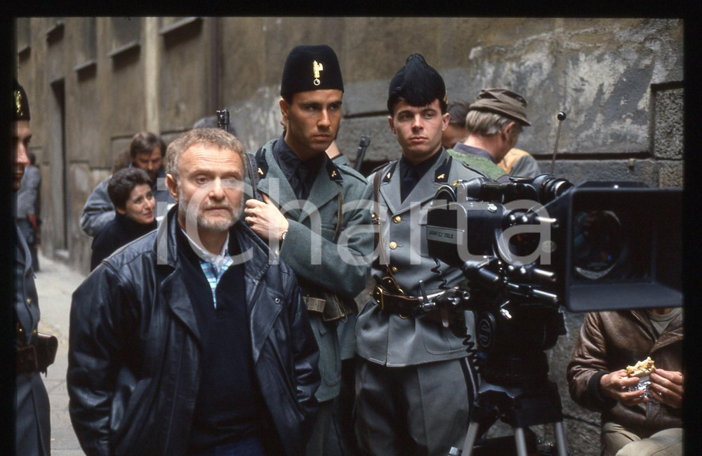 35mm vintage slide* 1988 Film Miss Arizona il regista Pal SANDOR sul set (2)