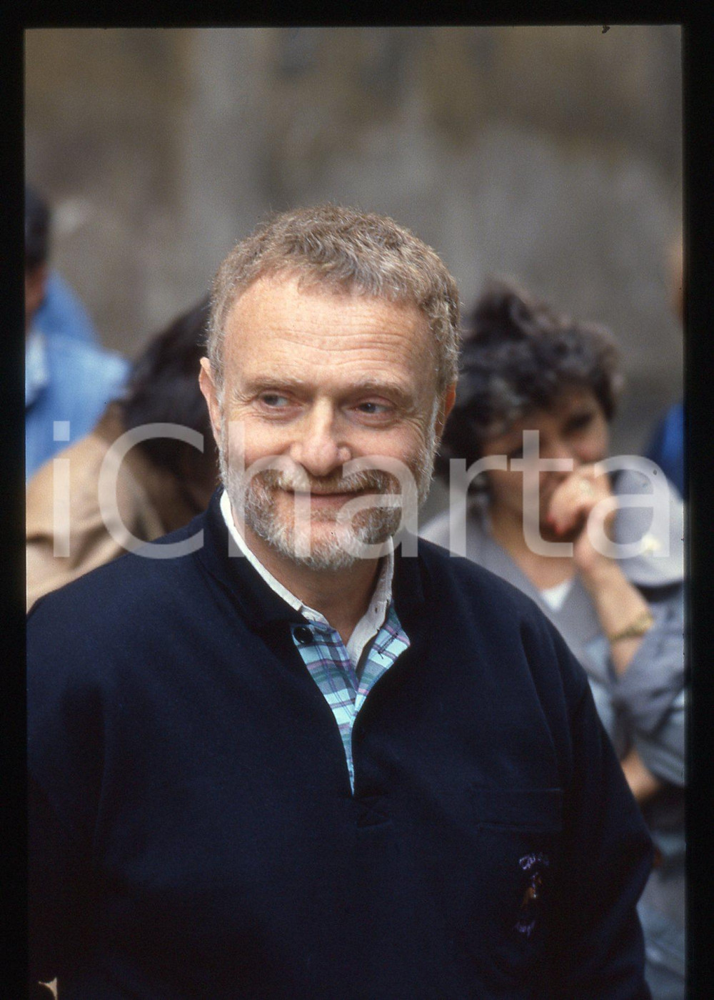 35mm vintage slide* 1988 MILANO Miss Arizona Pal SANDOR ritratto del regista (2)