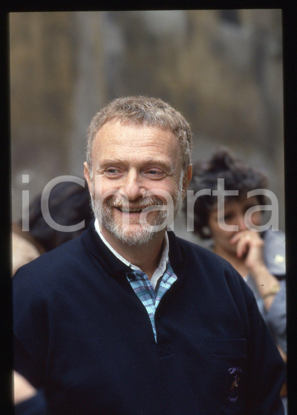 35mm vintage slide* 1988 MILANO Miss Arizona Pal SANDOR ritratto del regista (3)