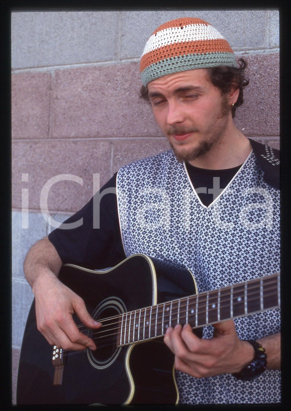 35mm vintage slide*  1990ca Lorenzo JOVANOTTI ritratto