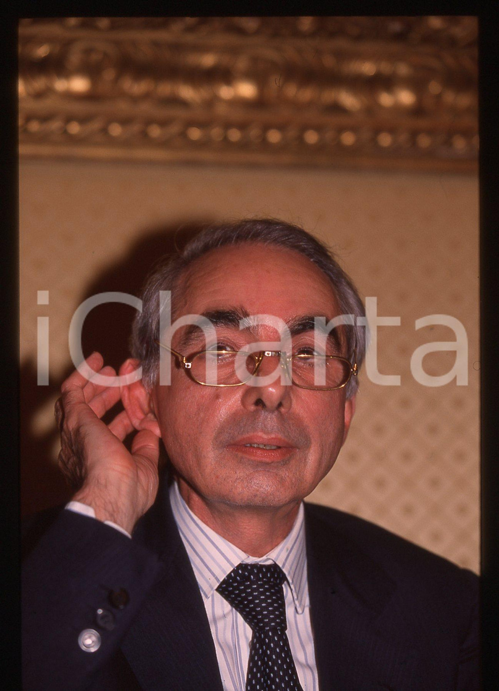 35mm vintage slide*1990ca POLITICA - PSI Giuliano AMATO ritratto (15)