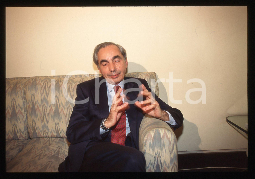35mm vintage slide* 1996 ROMA Giuliano AMATO presidente ANTITRUST ritratto (3)