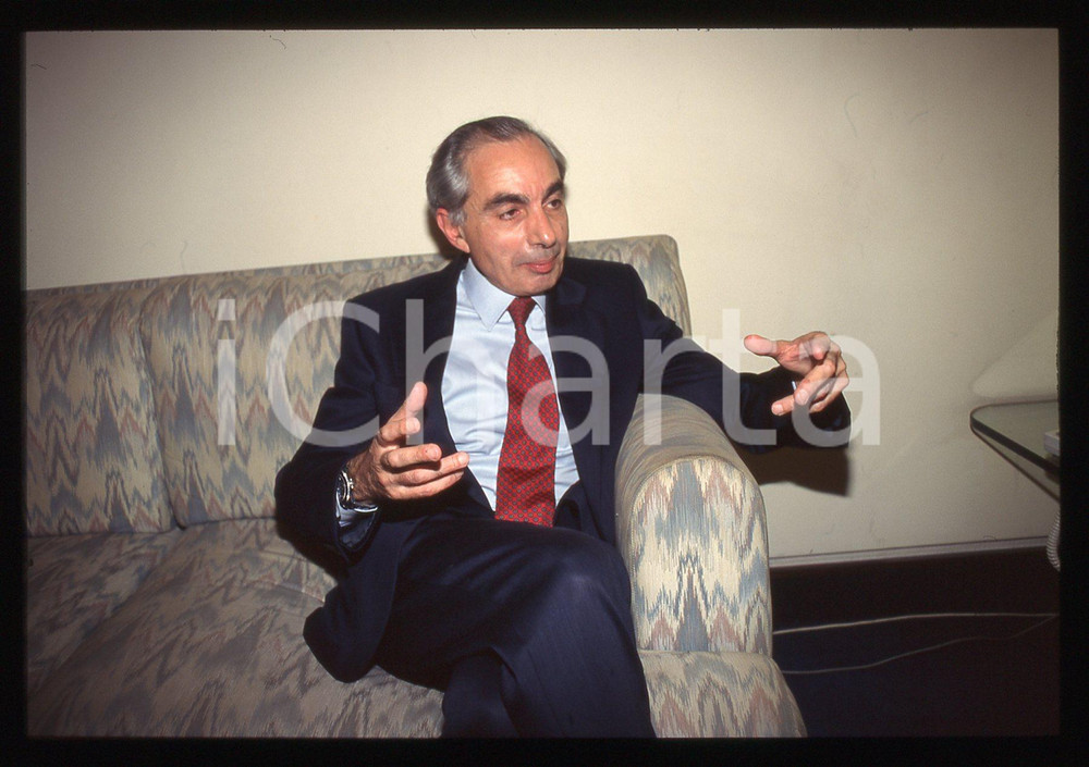 35mm vintage slide* 1996 ROMA Giuliano AMATO presidente ANTITRUST ritratto (6)