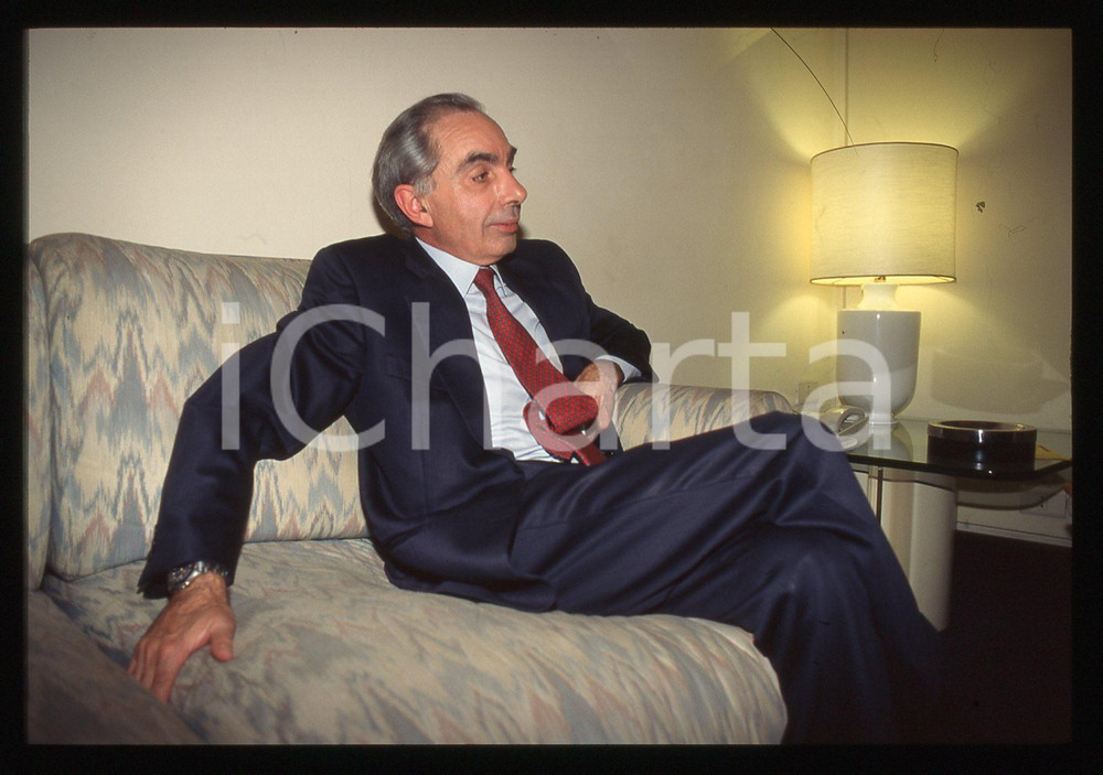 35mm vintage slide* 1996 ROMA Giuliano AMATO presidente ANTITRUST ritratto (7)