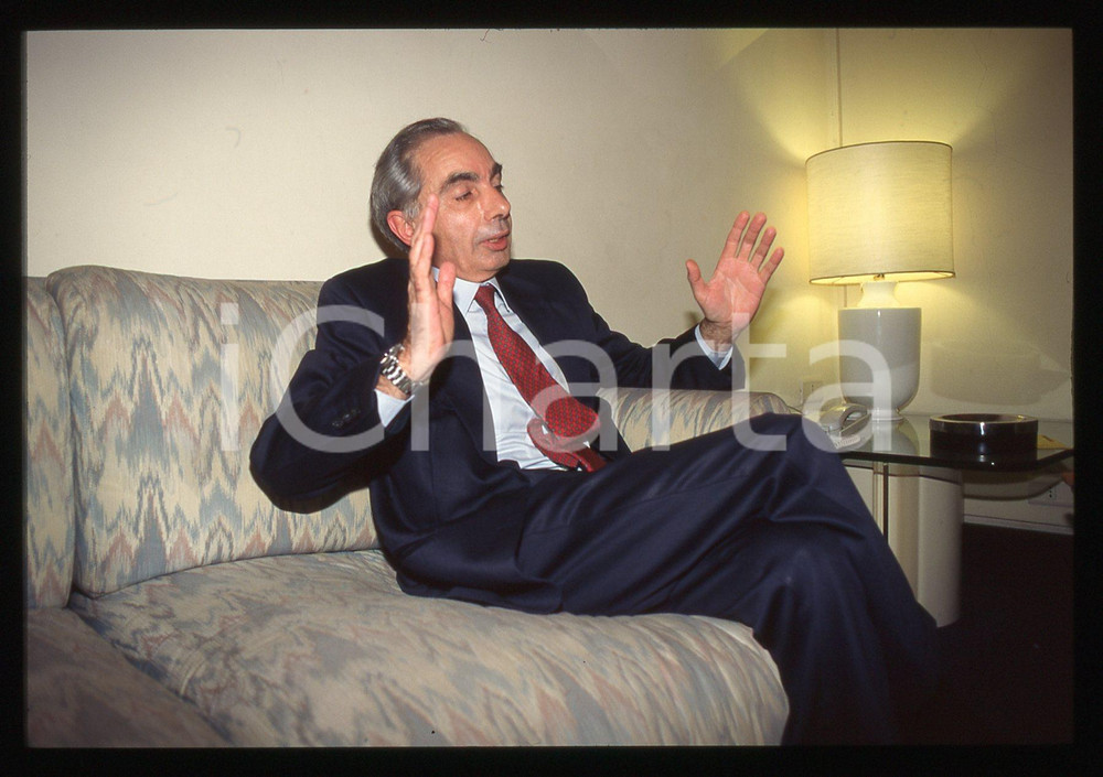 35mm vintage slide* 1996 ROMA Giuliano AMATO presidente ANTITRUST ritratto (8)
