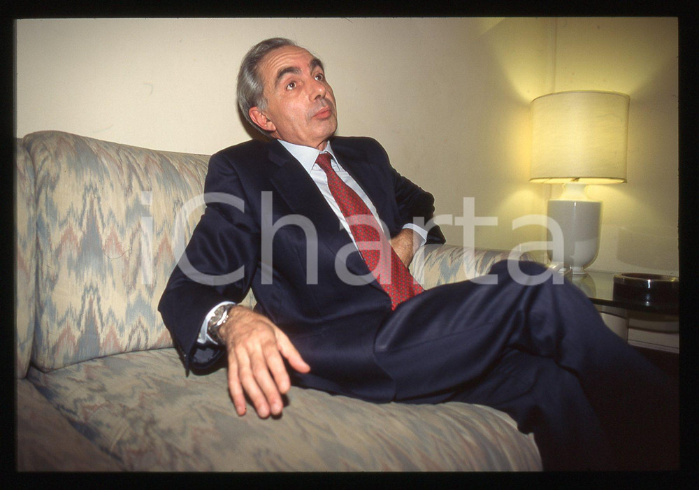 35mm vintage slide* 1996 ROMA Giuliano AMATO presidente ANTITRUST ritratto (12)