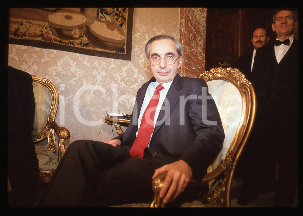 35mm vintage slide*1990ca POLITICA - PSI Giuliano AMATO ritratto (22)