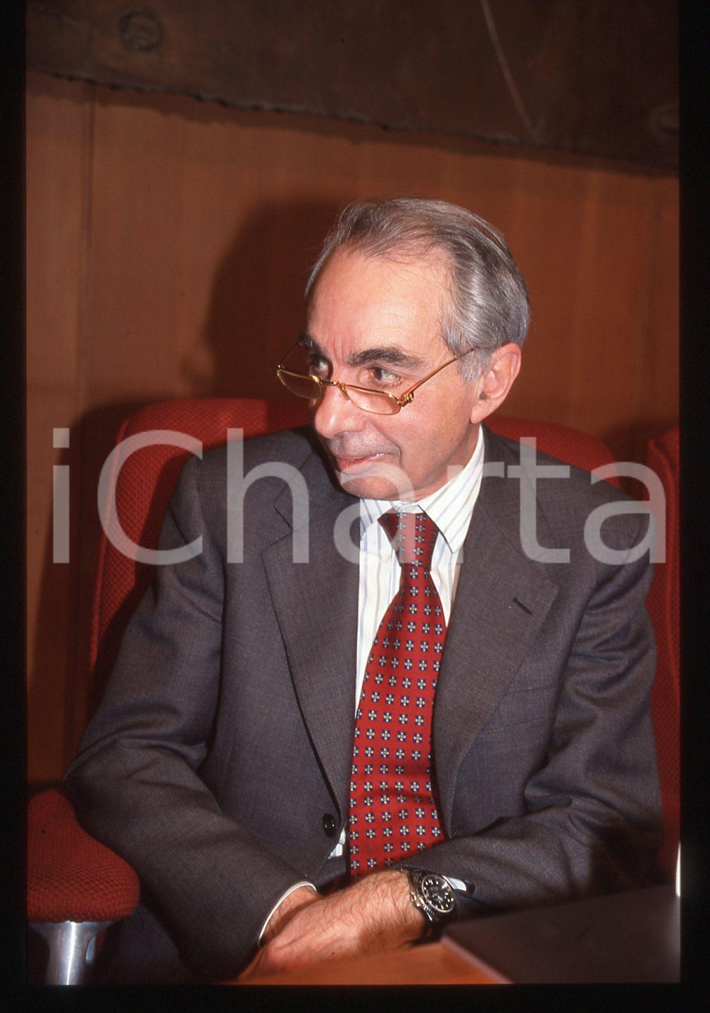 35mm vintage slide* 1990ca POLITICA - Ritratto Giuliano AMATO PSI (2)