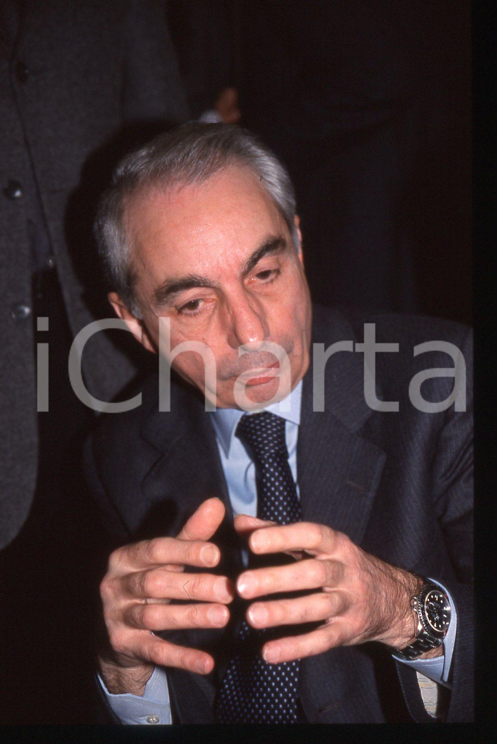 35mm vintage slide* 1990ca POLITICA - Giuliano AMATO PSI ritratto (5)