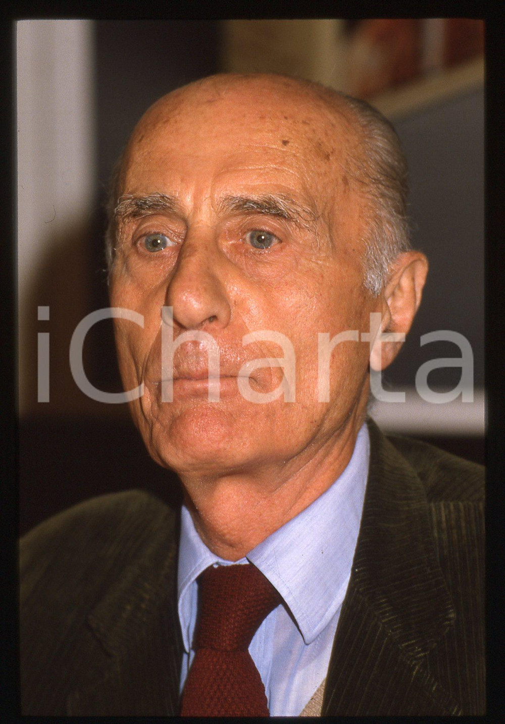 35mm vintage slide* 1990ca Ritratto di Indro MONTANELLI (3)