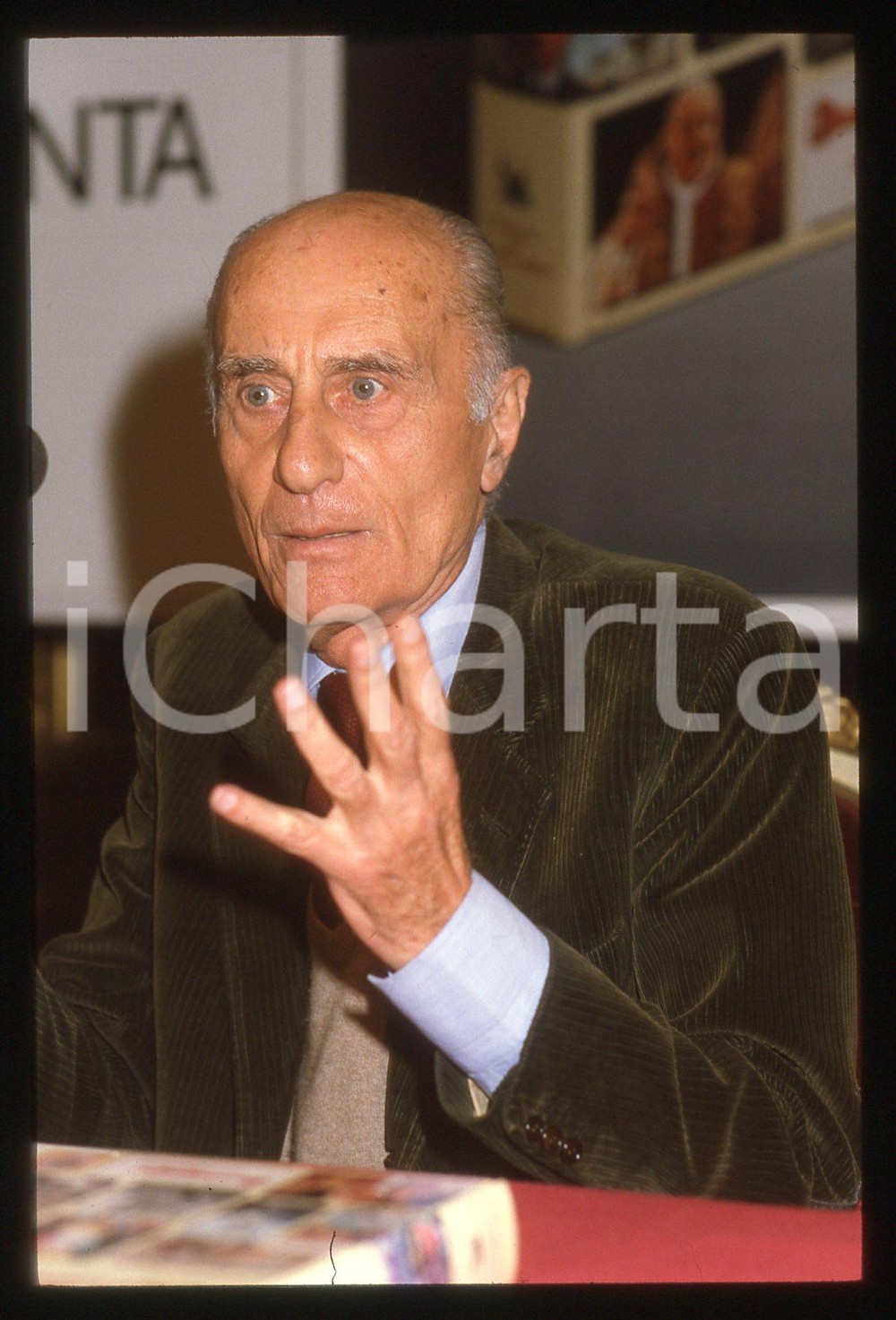 35mm vintage slide* 1990ca Ritratto di Indro MONTANELLI (13)