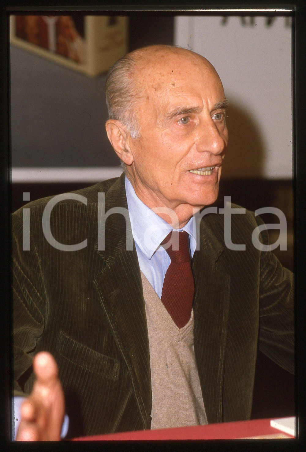35mm vintage slide* 1990ca Ritratto di Indro MONTANELLI (17)