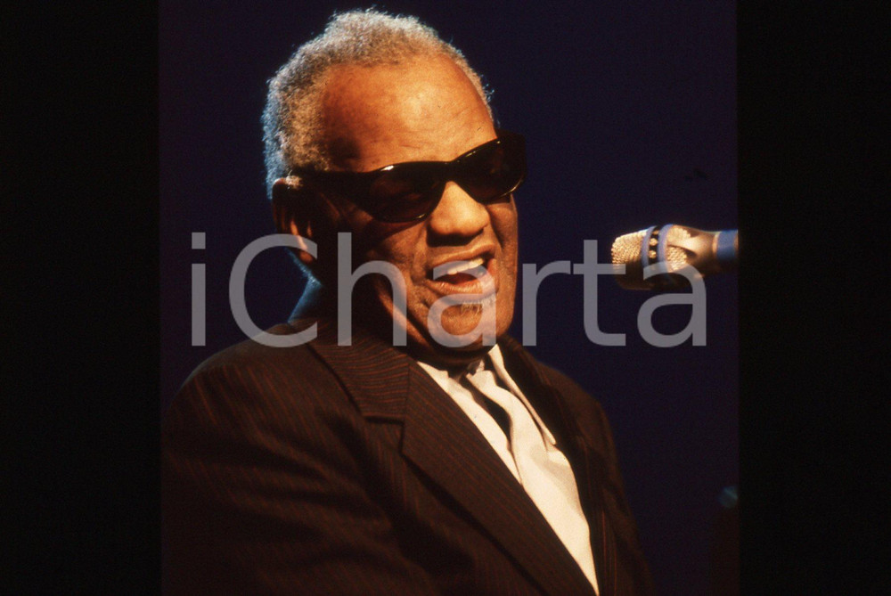 35mm vintage slide* 1990ca Ritratto di Ray Charles (5)