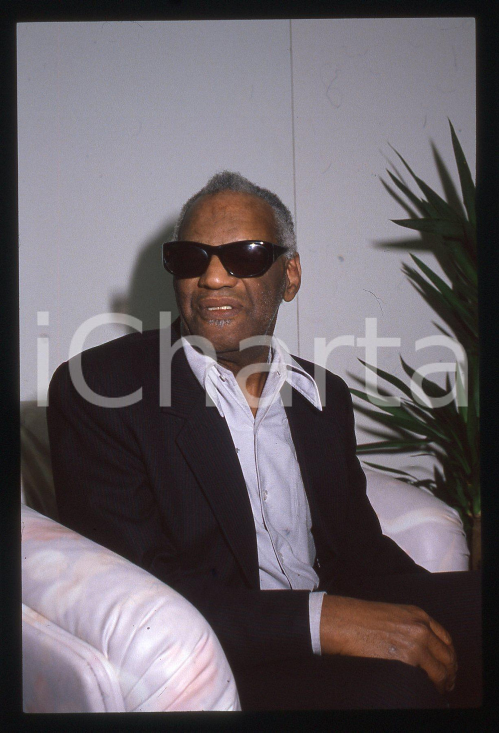 35mm vintage slide* 1990 Festival di SANREMO Ritratto di Ray CHARLES (6)