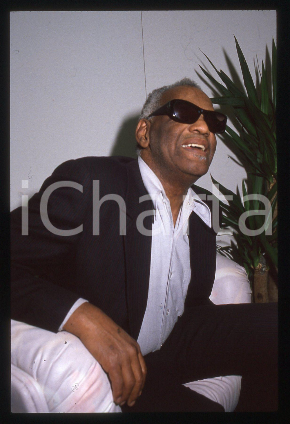 35mm vintage slide* 1990 Festival di SANREMO Ritratto di Ray CHARLES (13)