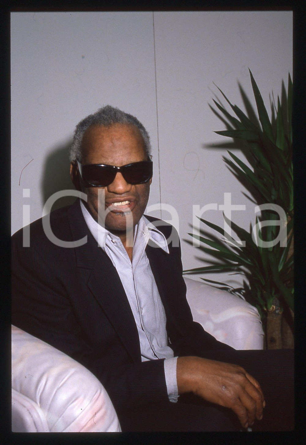 35mm vintage slide* 1990 Festival di SANREMO Ritratto di Ray CHARLES (14)