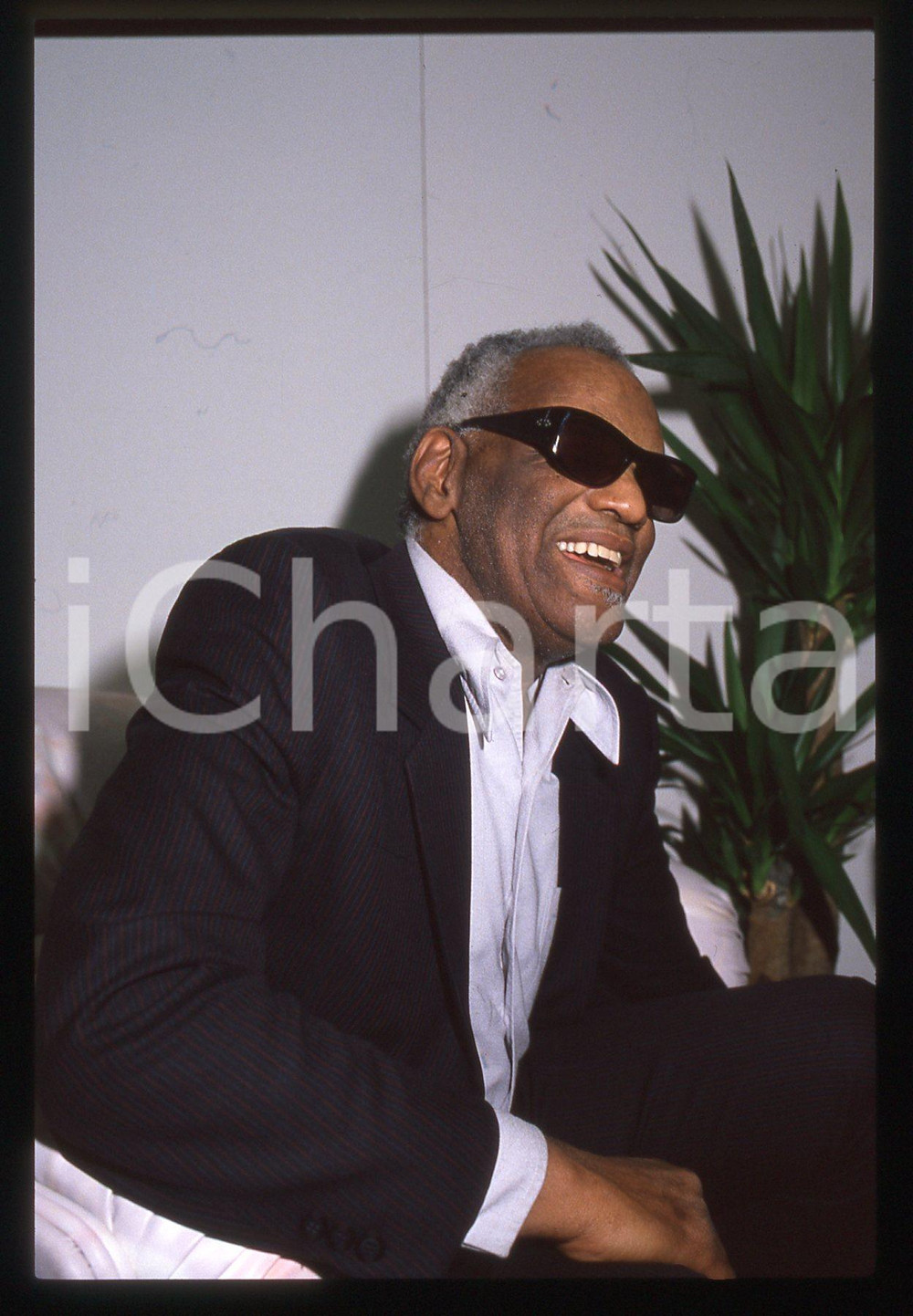 35mm vintage slide* 1990 Festival di SANREMO Ritratto di Ray CHARLES (17)