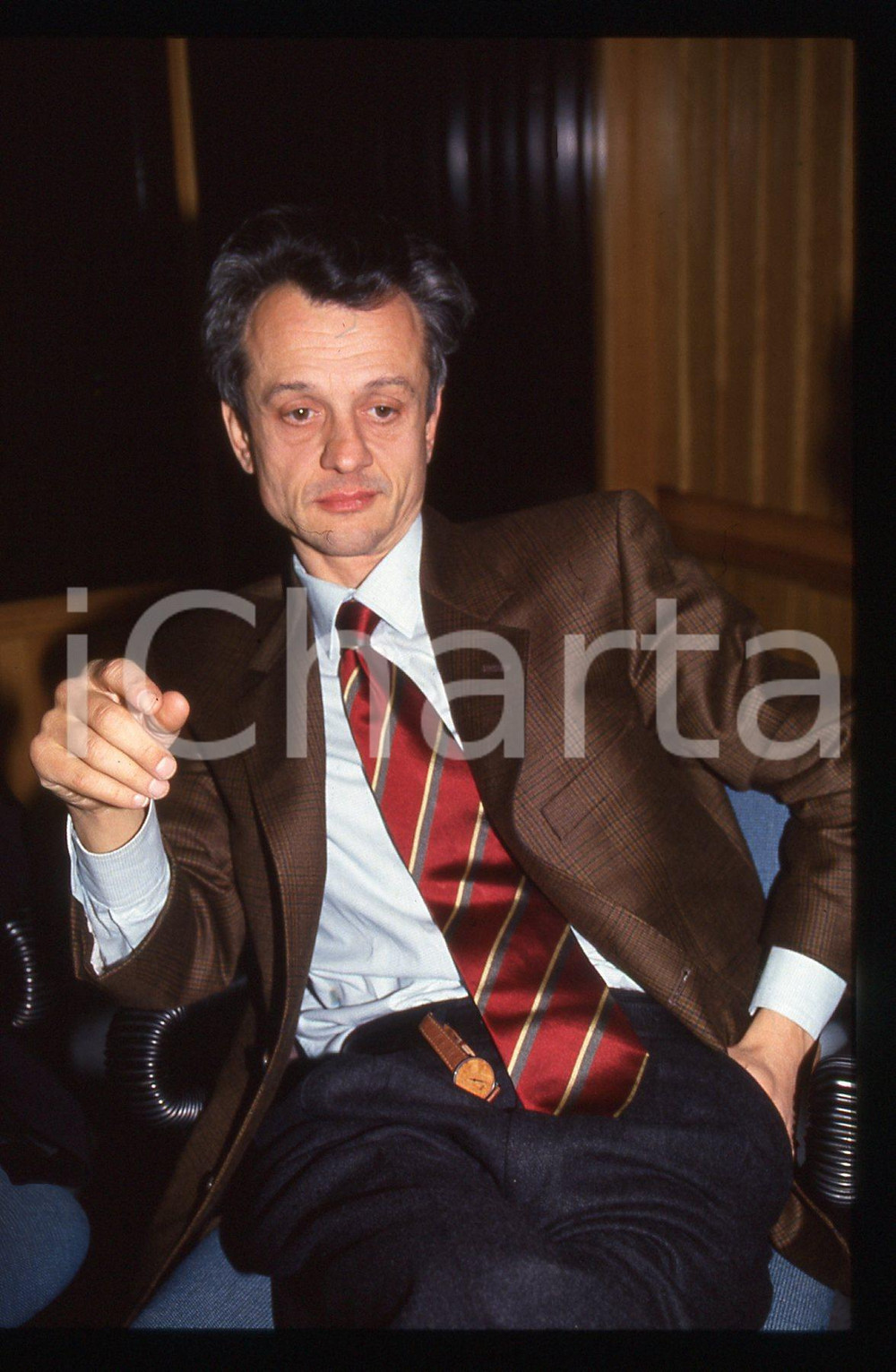 35mm vintage slide* 1990ca Ritratto di Antonio PILATI 