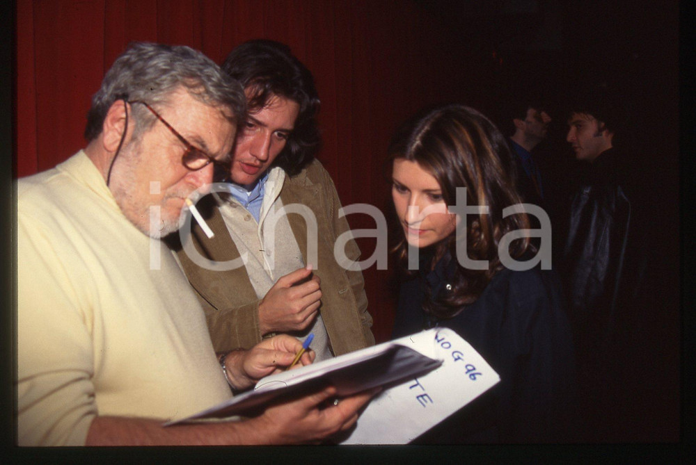 35mm vintage slide* 1996 Laura PAUSINI con Alfredo CERRUTI JR. (5)