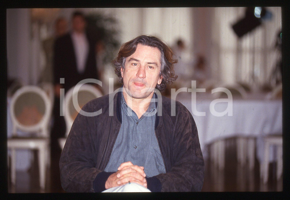 Fotografia d epoca originale 35mm vintage slide 1990ca Ritratto di Robert DE NIRO 2 1