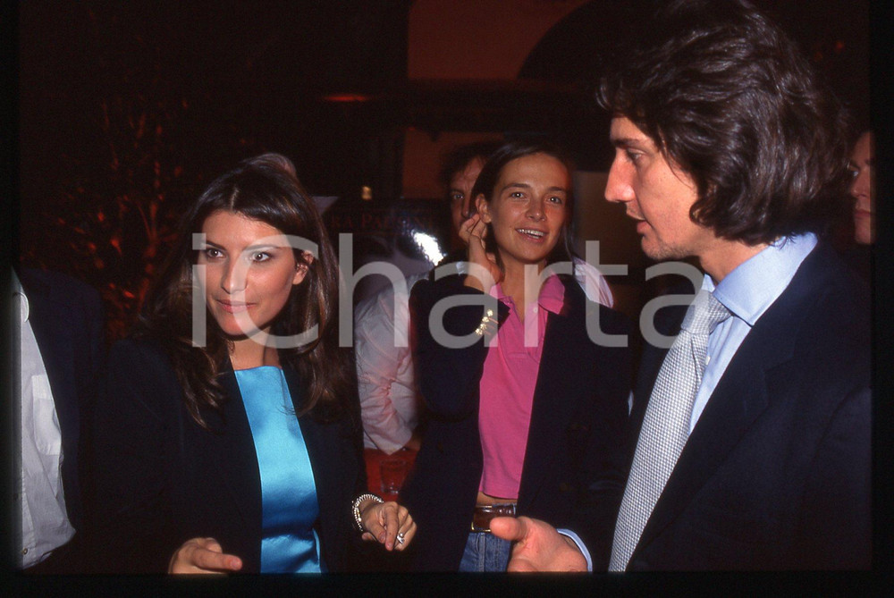 35mm vintage slide* 1996 Laura PAUSINI con Alfredo CERRUTI JR. (13)