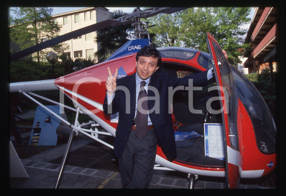 35mm vintage slide* 1993 RADIOFESTIVAL Ritratto di Piero CHIAMBRETTI (3)